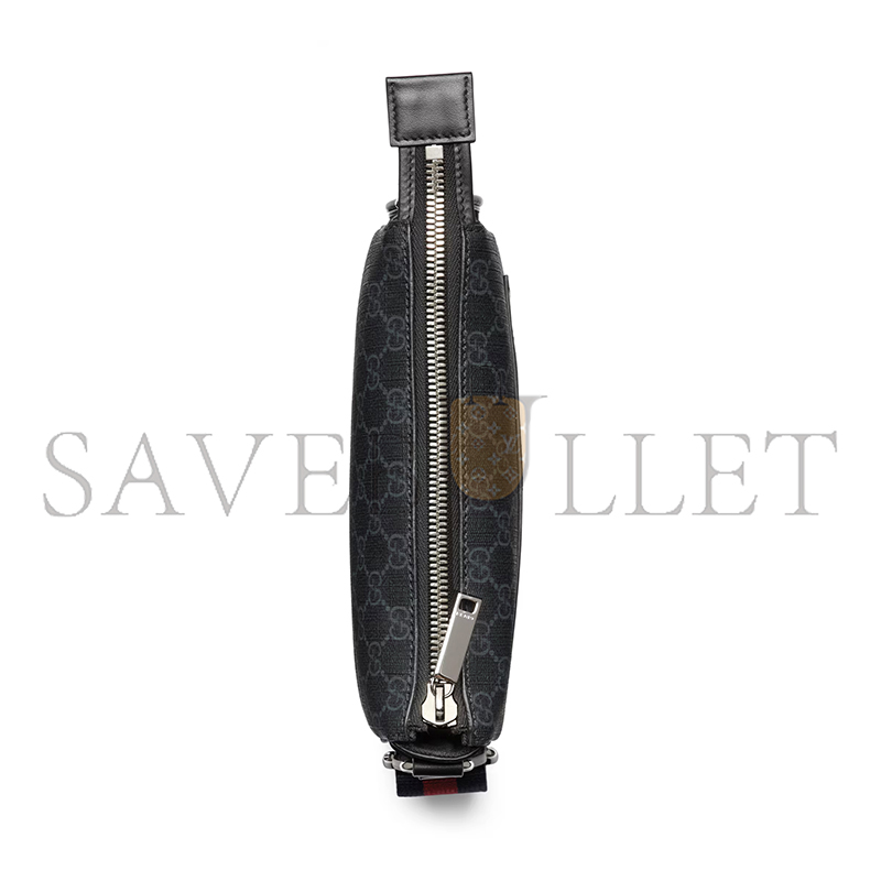 G*u*i gg black small messenger bag ‎‎792082 (23.5*21*4.5cm)